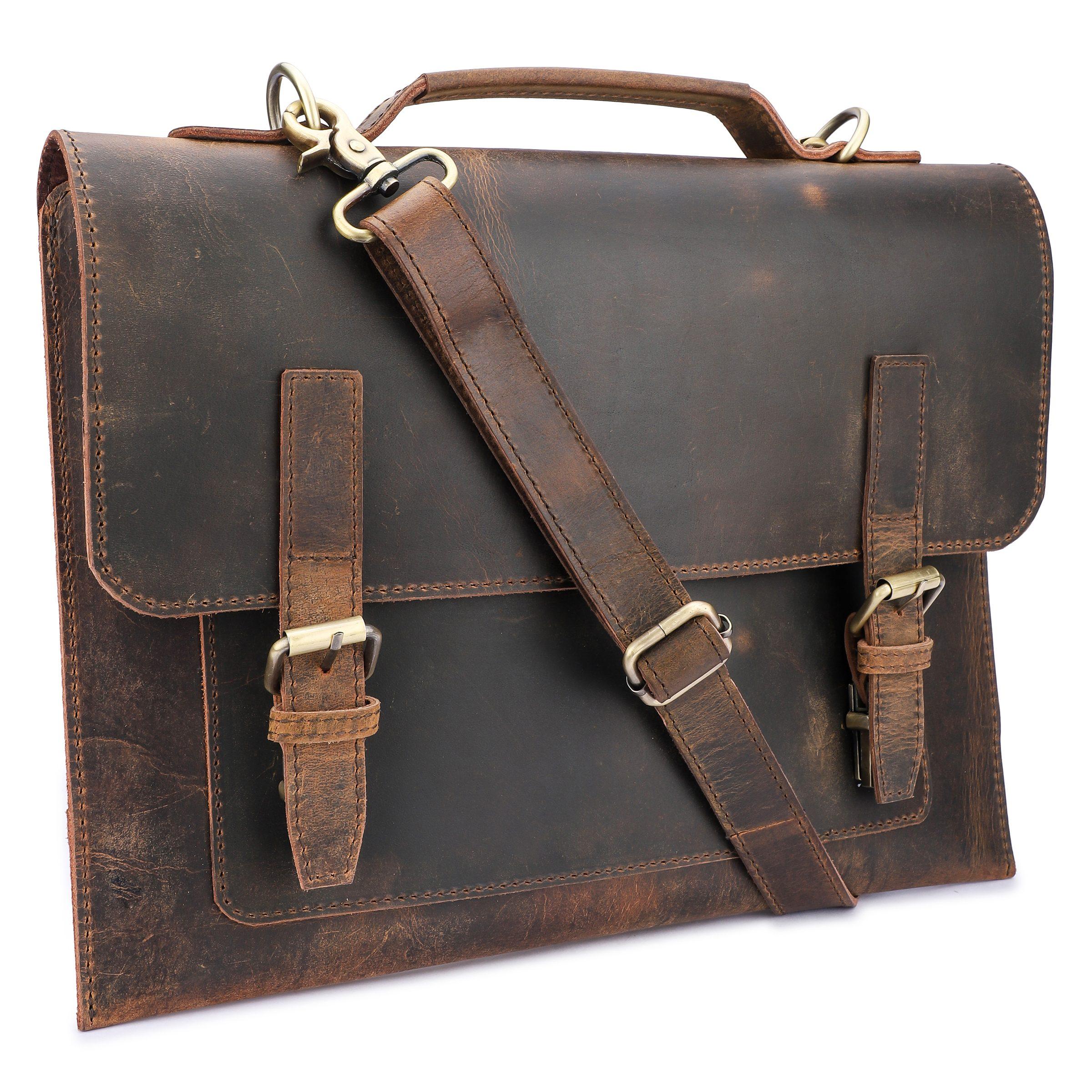 Leather Laptop Bag — Executive & Business